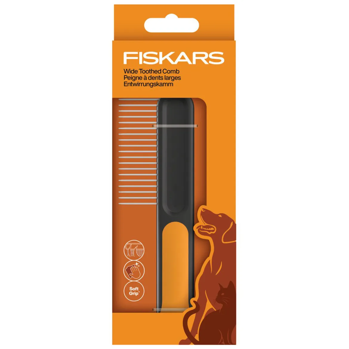 Fiskars harvapiikkinen kampa