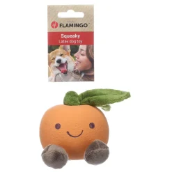 Flamingo Orange Dog Toy