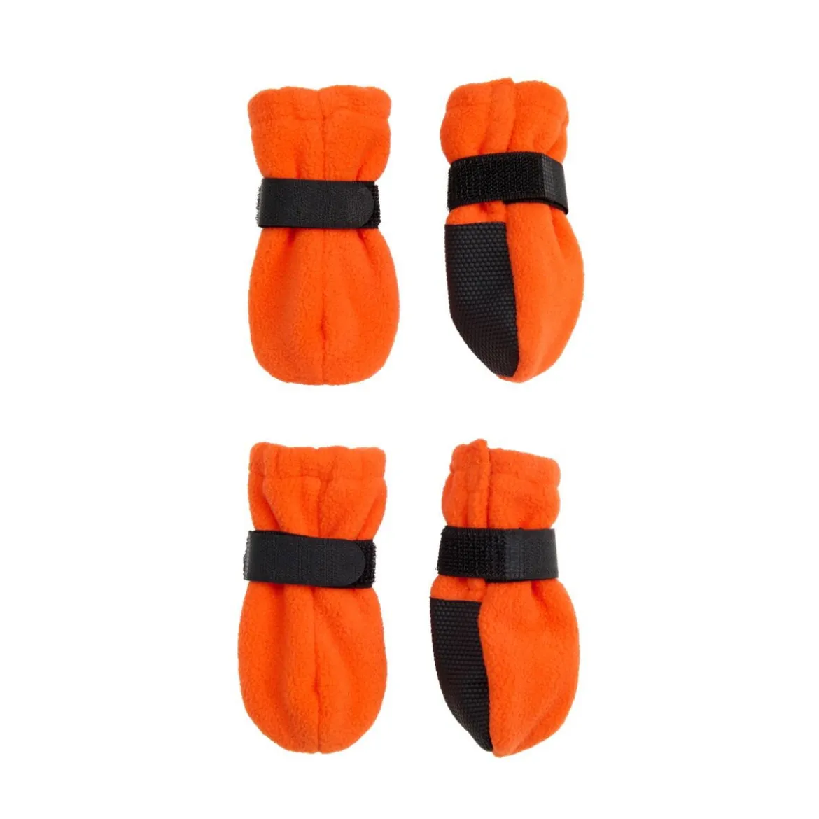Fleecetossut koiralle Basic Paws lyhyellä varrella 4 kpl