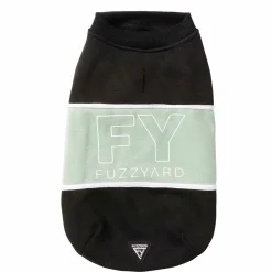 FuzzYard koiran collegepaita, musta/salvia