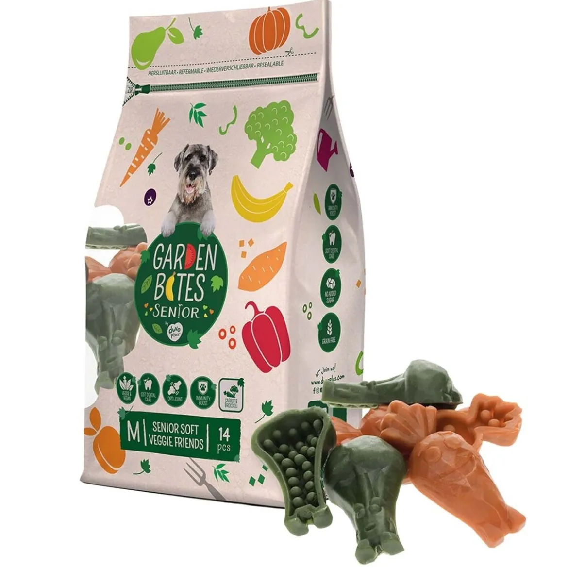 Garden Bites Senior veggie friends M