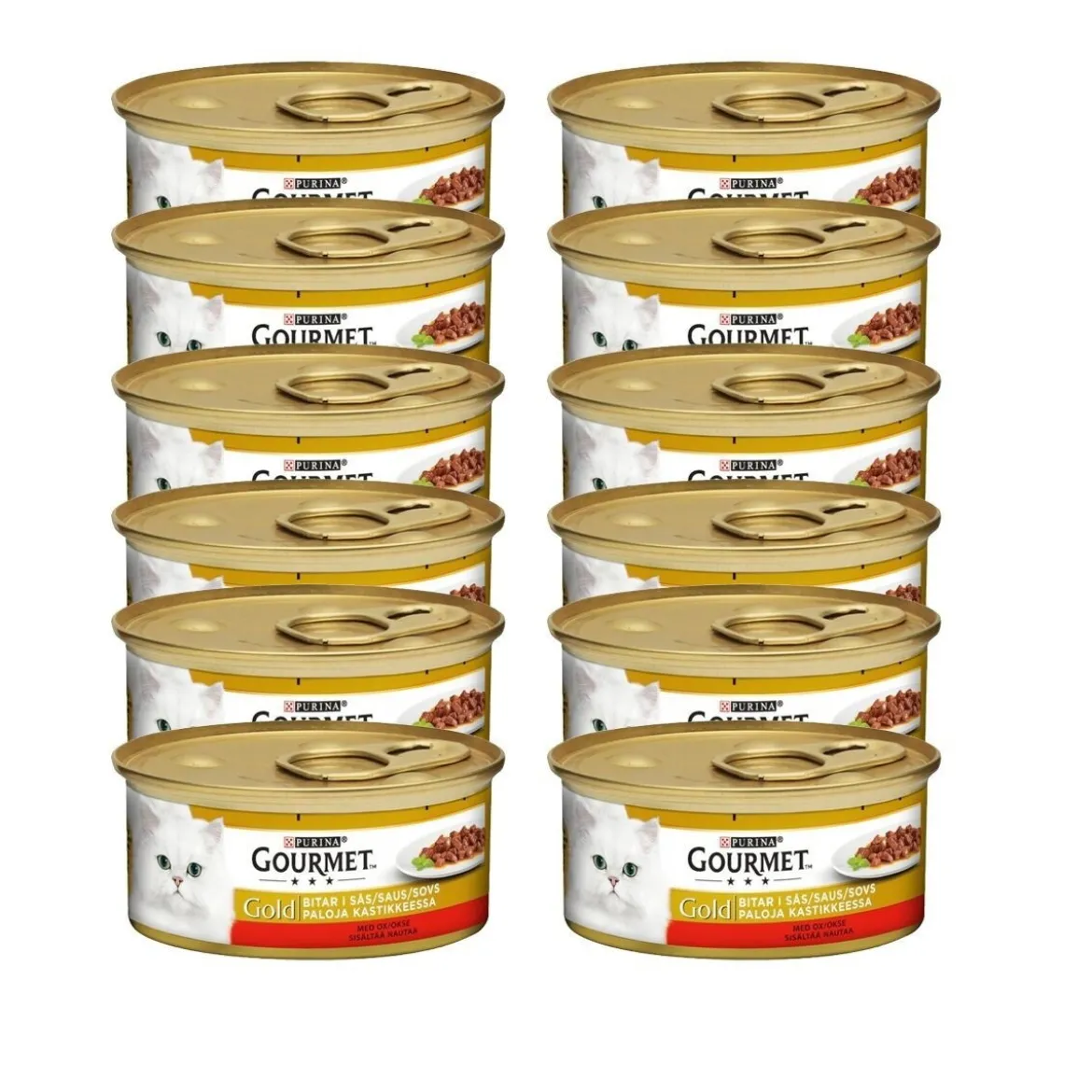 Gourmet Gold Nauta kastikkeessa 12x 85g