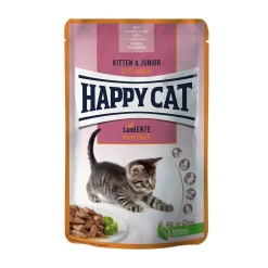 Happy Cat Kitten & Junior ankka 85 g
