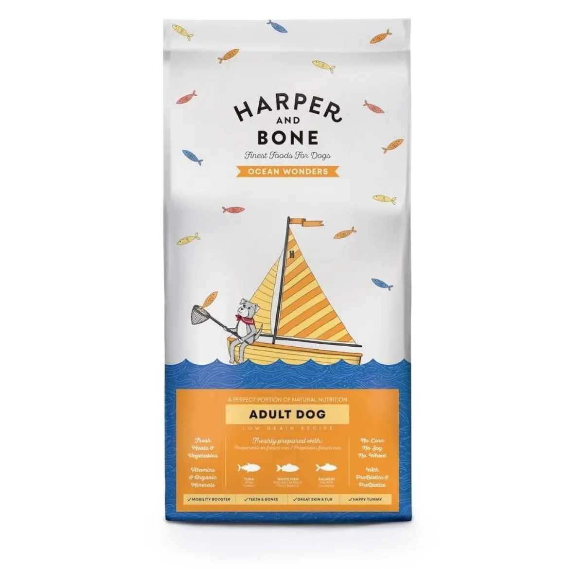 Harper and Bone Dog Adult Medium/Large Ocean Wonders