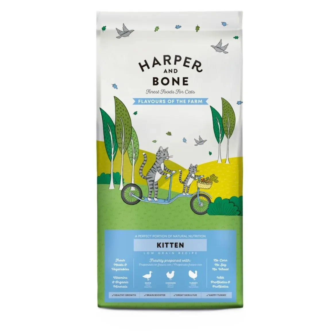 Harper & Bone Cat Kitten Flavours Farm