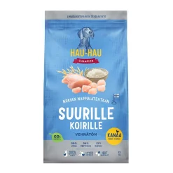 Hau-Hau Champion Kana, riisi ja kaura suurille koirille