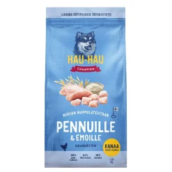 Hau-Hau Champion Kana riisi ja kaura pennuille