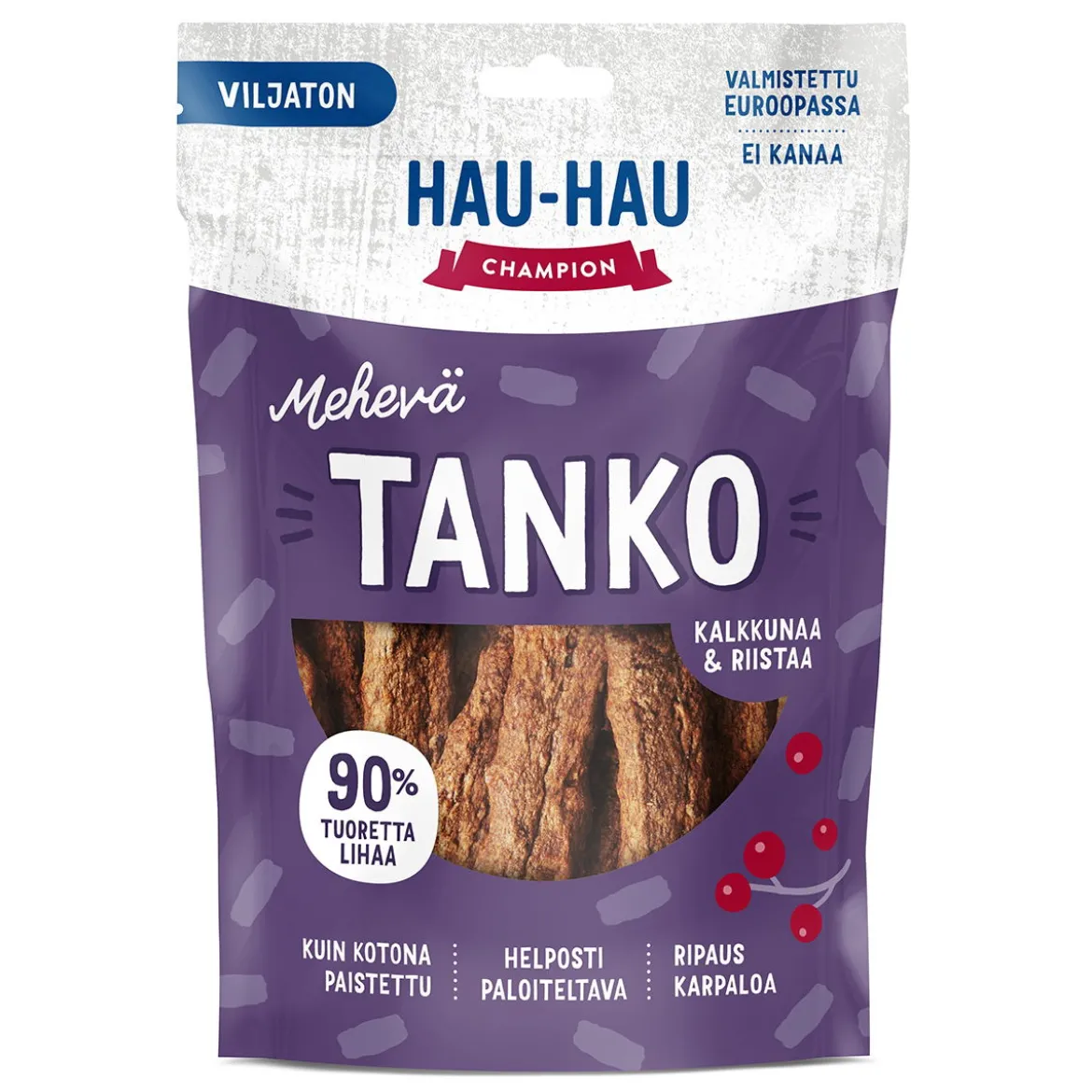 Hau-Hau Champion Mehevä Tanko Kalkkunaa ja Riistaa 140g