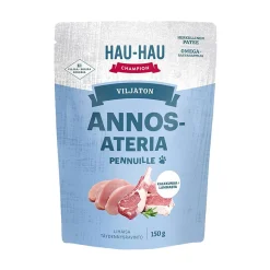 Hau-Hau Champion Viljaton ateria pennuille kalkkuna-lammas 150 g