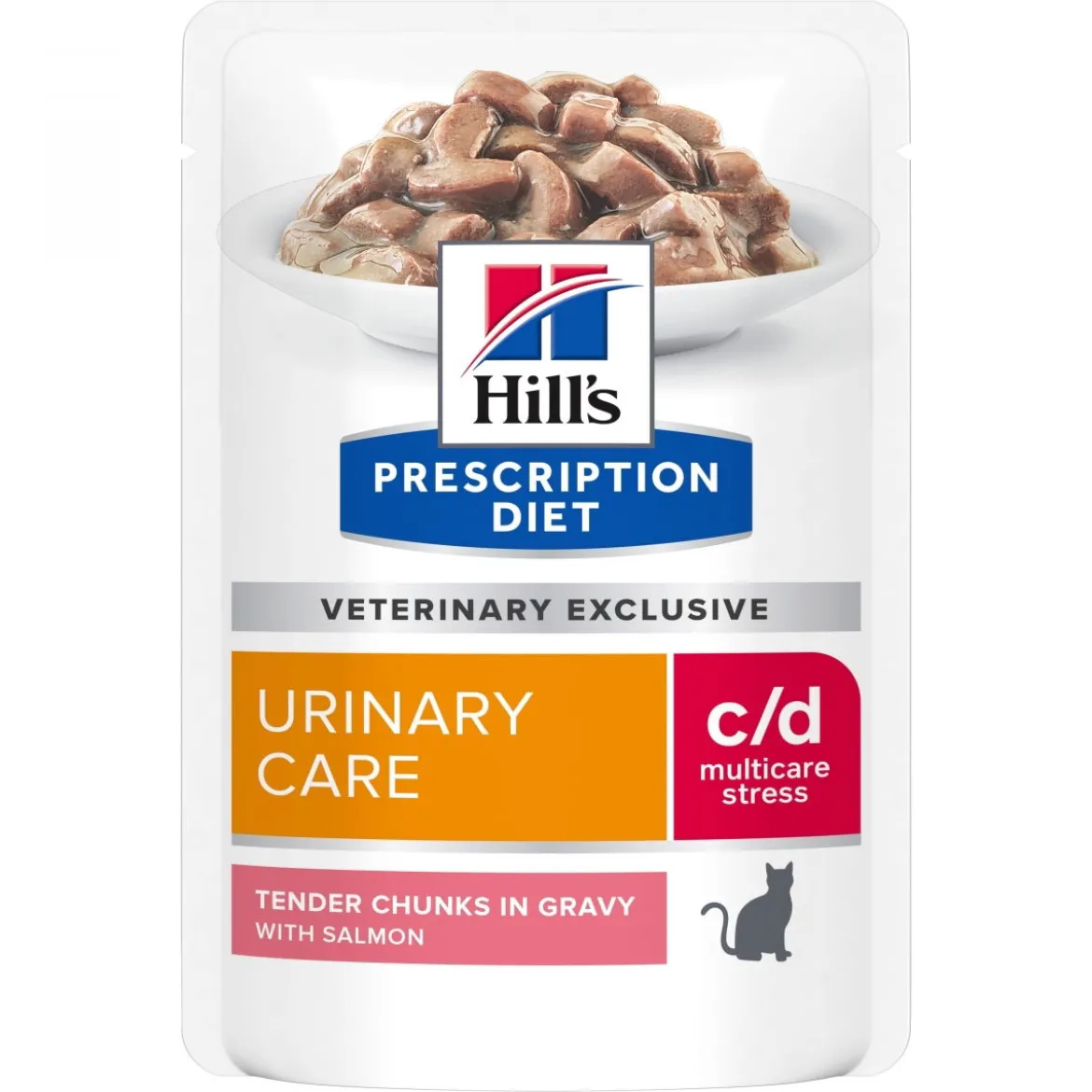 Hill's Diet Cat c/d Multicare Stress Salmon 12 x 85 g