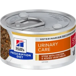 Hill's Diet Cat c/d Urinary Stress Stew Chicken&Vegetables 82g