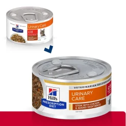 Hill's Diet Cat c/d Urinary Stress Stew Chicken&Vegetables 82g