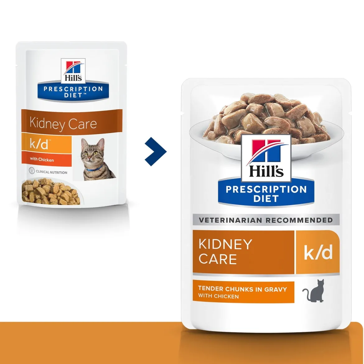 Hill's Feline k/d Chicken wet 12 x 85 g