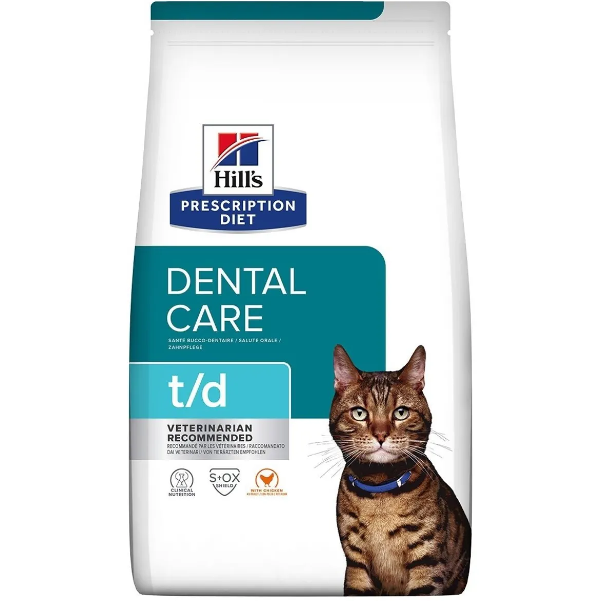 Hill's Prescription Diet Cat t/d Dental Care Chicken 3 kg
