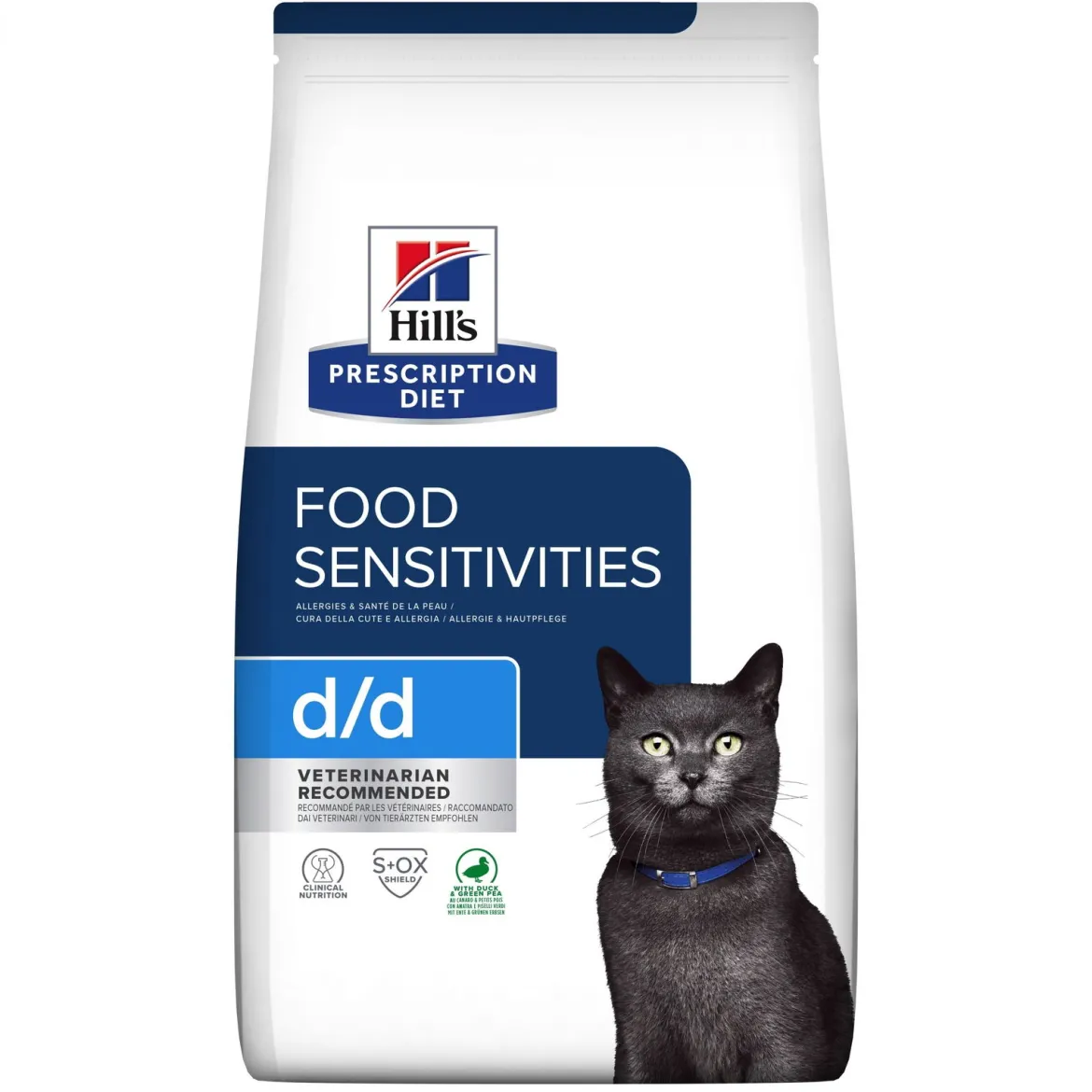 Hill’s Prescription Diet Feline d/d Food Sensitivities Duck & Green Peas