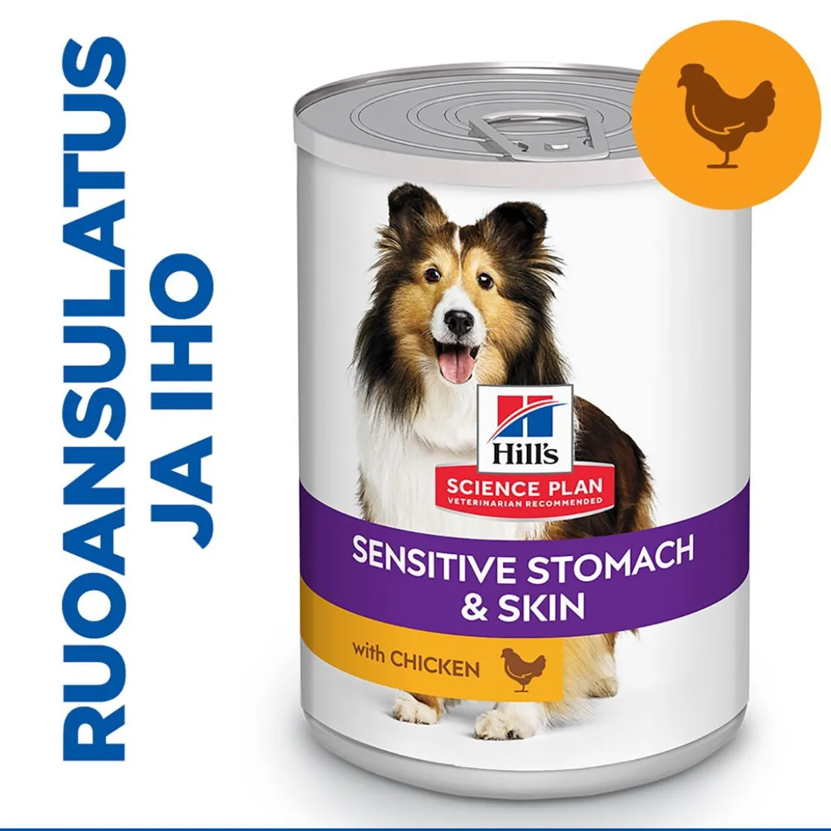 Hill's Science Plan Dog Sensitive Stomach & Skin Chicken & Vegetables 370g