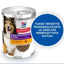 Hill's Science Plan Dog Sensitive Stomach & Skin Chicken & Vegetables 370g