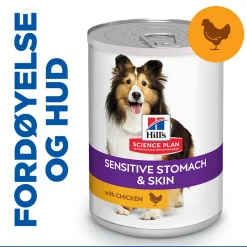 Hill's Science Plan Dog Sensitive Stomach & Skin Chicken & Vegetables 370g