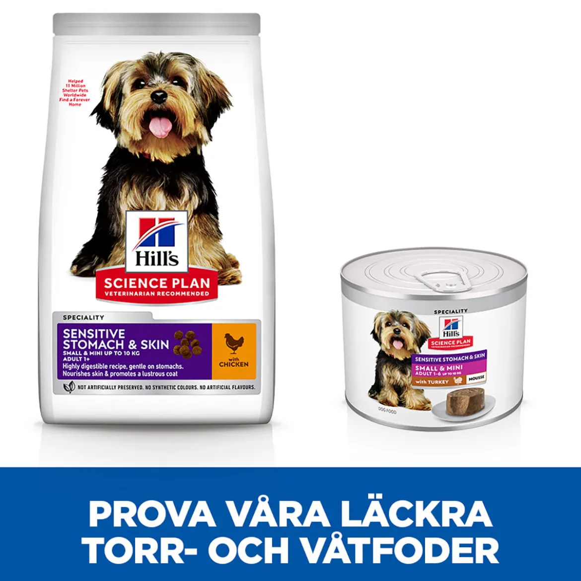 Hill's Science Plan Dog Sensitive Stomach & Skin Mousse Small & Mini Turkey 200g