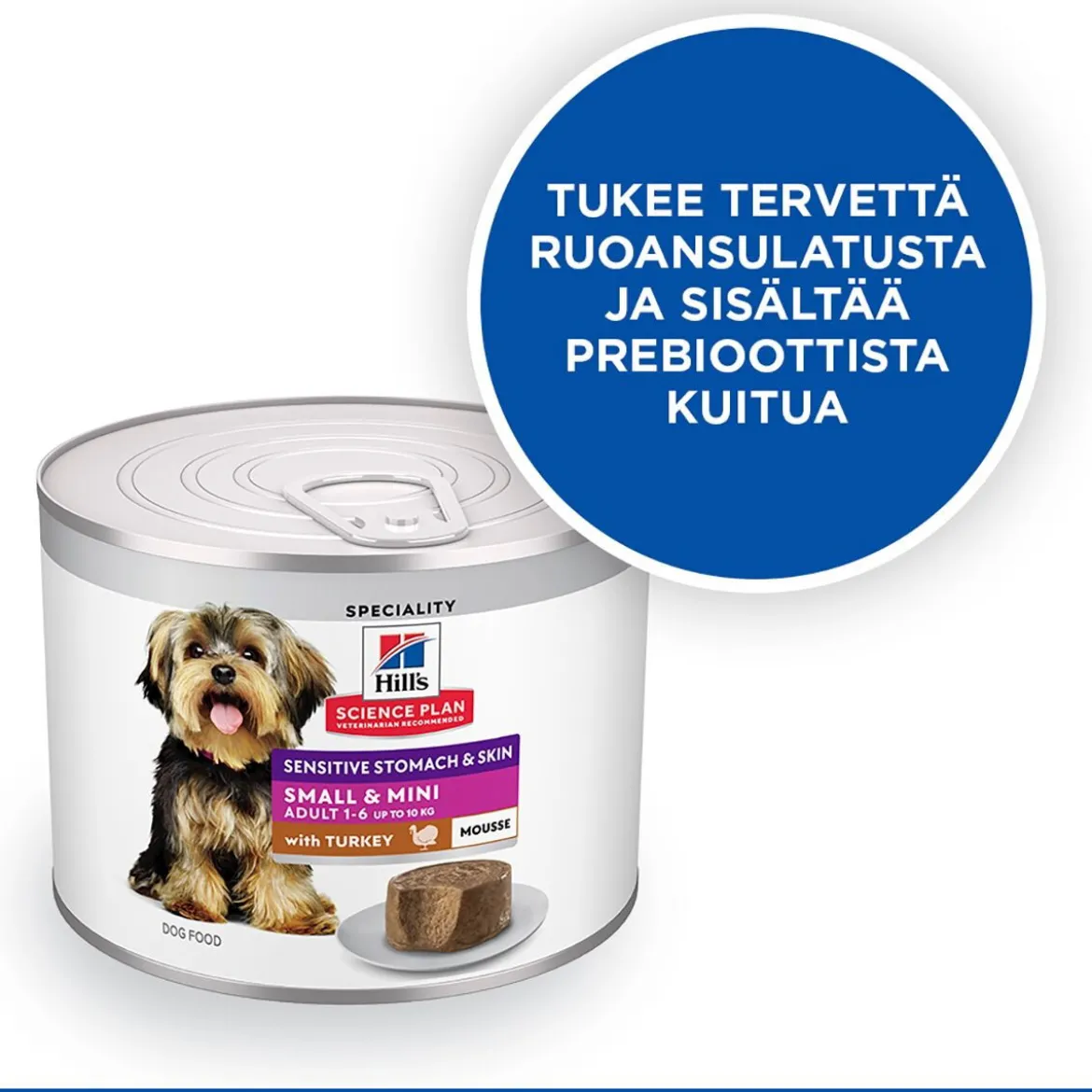 Hill's Science Plan Dog Sensitive Stomach & Skin Mousse Small & Mini Turkey 200g