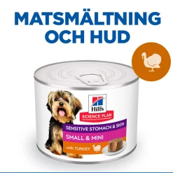 Hill's Science Plan Dog Sensitive Stomach & Skin Mousse Small & Mini Turkey 200g