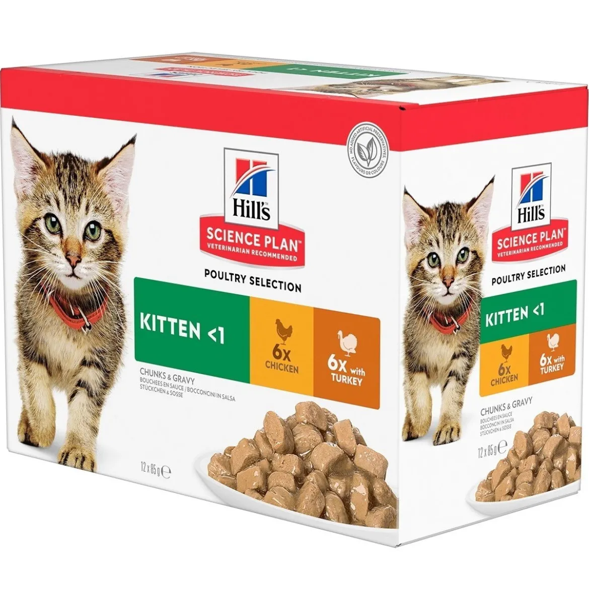 Hill's SP Feline Kitten Poultry Multipack 12x 85 g