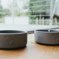 Hunter Osby -keraaminen koirankuppi, greige