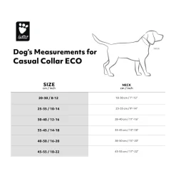 Hurtta Casual ECO koiran kaulapanta, turkoosi