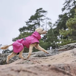 Hurtta Monsoon II Eco koiran sadetakki, punainen