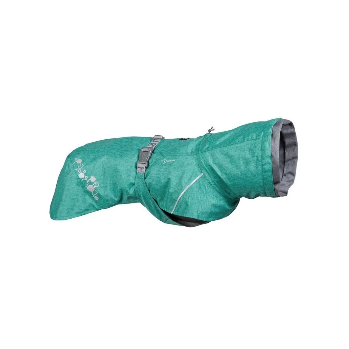 Hurtta Monsoon II Eco sadetakki, turkoosinvihreä