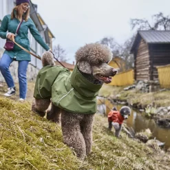 Hurtta Mudventure sadetakki, metsänvihreä