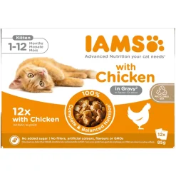 IAMS Advanced Nutrition Gravy Kitten Multibox 12 x 85 g