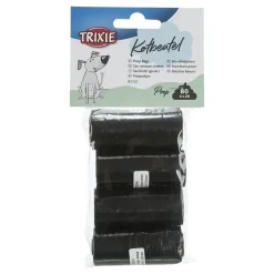 Kakkapussit Trixie Black M, 4x 20 kpl