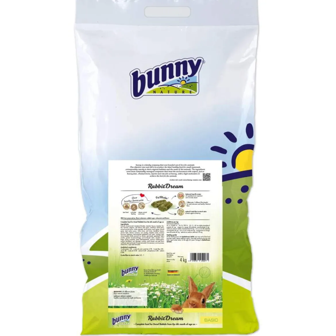 Kanin ruoka Bunny RabbitDream Basic