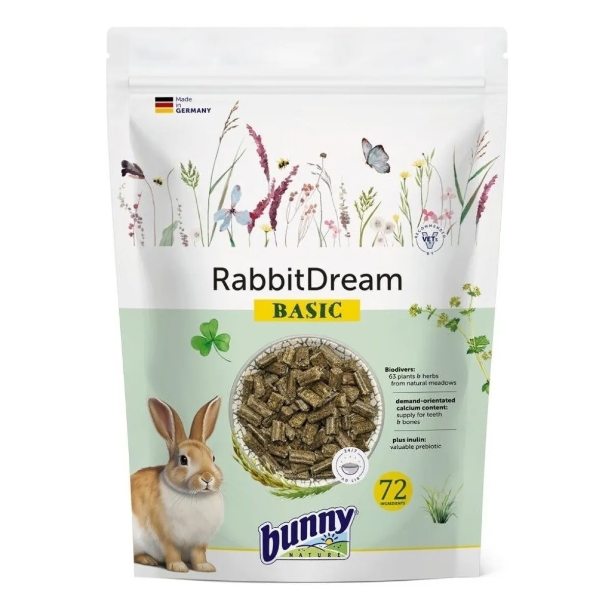 Kanin ruoka Bunny RabbitDream Basic
