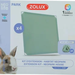 Kanin taikakuution lisäosat Zolux Nlife Habitat, muovia, 4 kpl