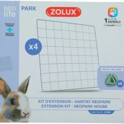 Kanin taikakuution lisäosat Zolux Nlife Habitat, metallia, 4 kpl