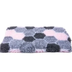 Karva-alusta Little&Bigger Honeycomb, harmaa/pinkki