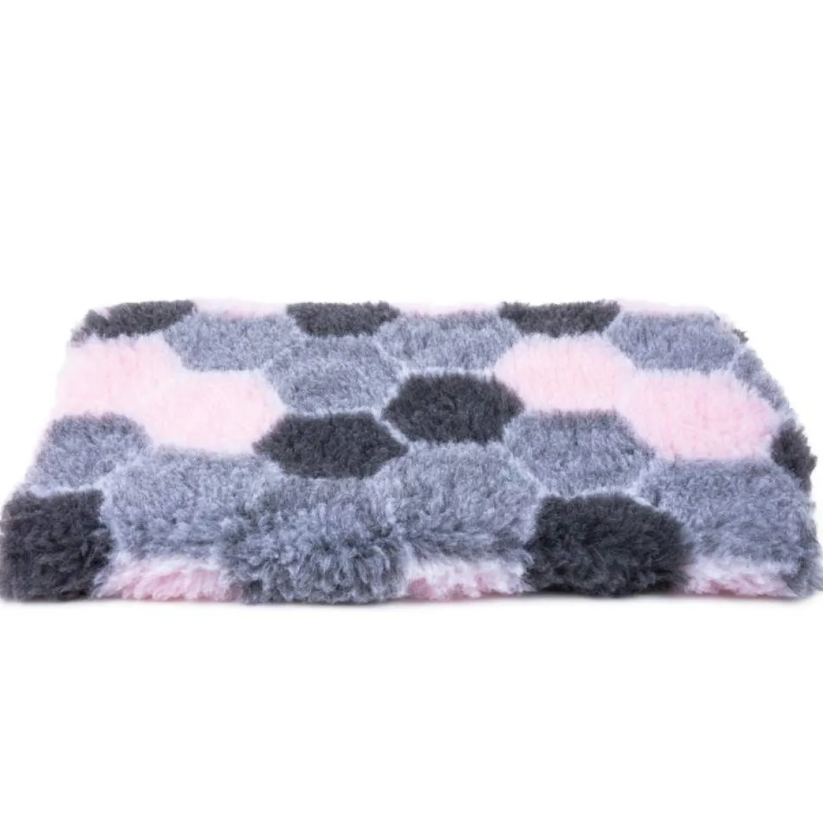 Karva-alusta Little&Bigger Honeycomb, harmaa/pinkki