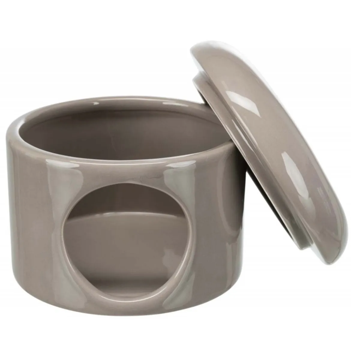 Keraaminen mökki taupe Trixie 16cm