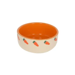 Kerbl keraaminen kuppi pieneläimille, oranssi/beige