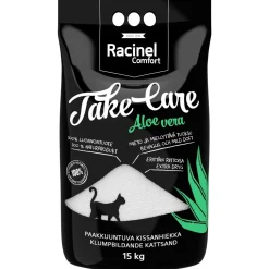 Kissanhiekka Racinel Take Care Aloe Vera, 15kg