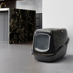 Kissanvessa Savic Nestor Marble, musta-marmori