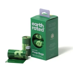 Koiran kakkapussit Earth Rated PCR-muovia, laventeli