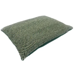 Koiran peti Danish design Herringbone vihreä