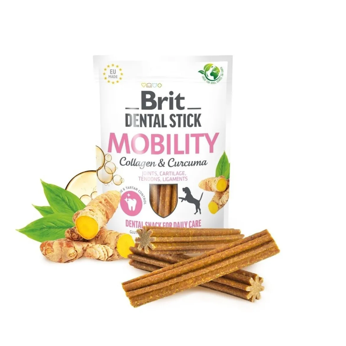 Koiran purutikut Brit Care Mobility Curcuma & Collagen 7 kpl