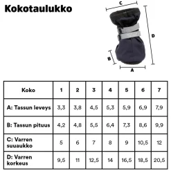 Koiran talvitossut Feel Active Snow, 2 kpl