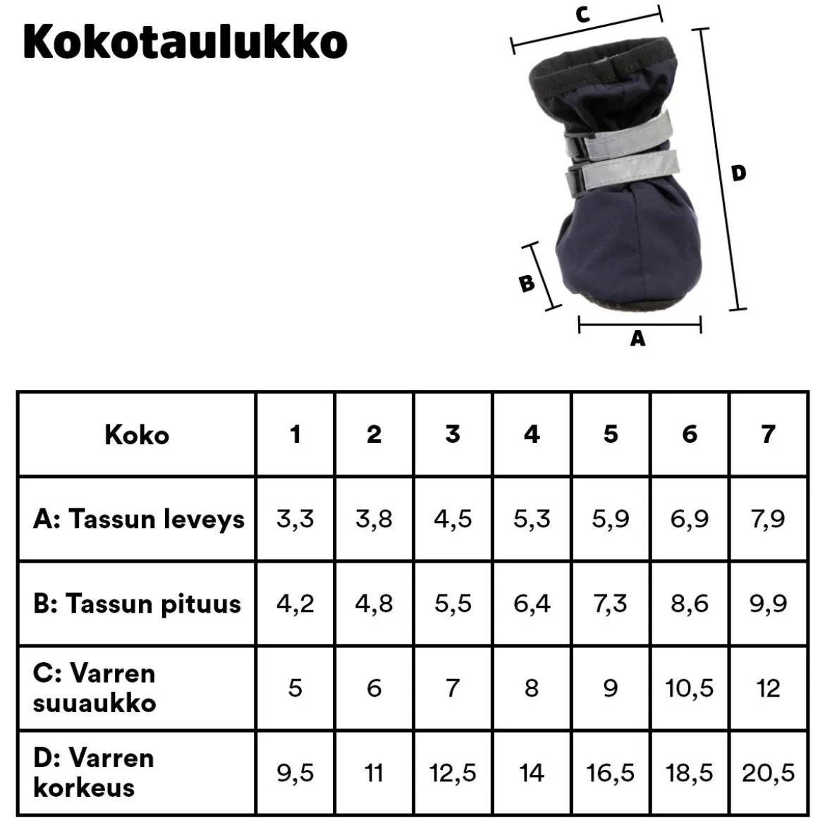Koiran talvitossut Feel Active Snow, 2 kpl
