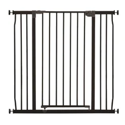 Koiraportti Basic Sturdy säädettävä, leveä & korkea musta 93 x 99-105,5 cm