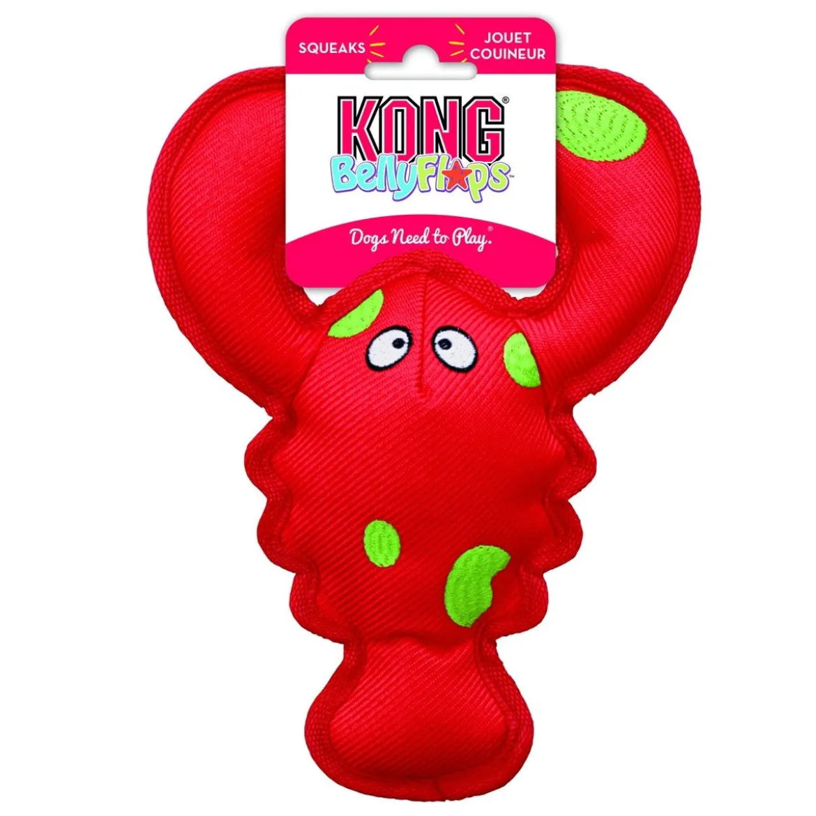 KONG Belly Flops Lobster